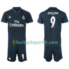 Tenue Real Madrid BENZEMA 9 Enfant Exterieur 2018-2019 Maillot de Foot